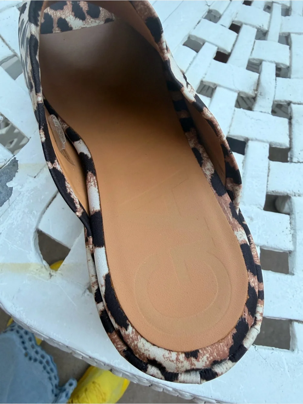 Ganni Leopard-Print Platform Mule Clogs in Brown and Black